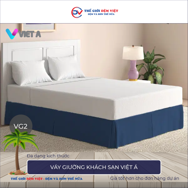 Váy giường khách sạn Việt Á VG 2